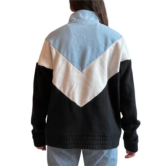 Fila Quarter Zip Color Block Sweatshirt - Picture 3 of 4